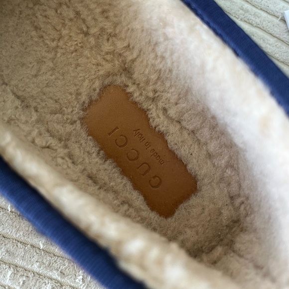 Gucci GG shearling loafers size 39 - Picture 7 of 12